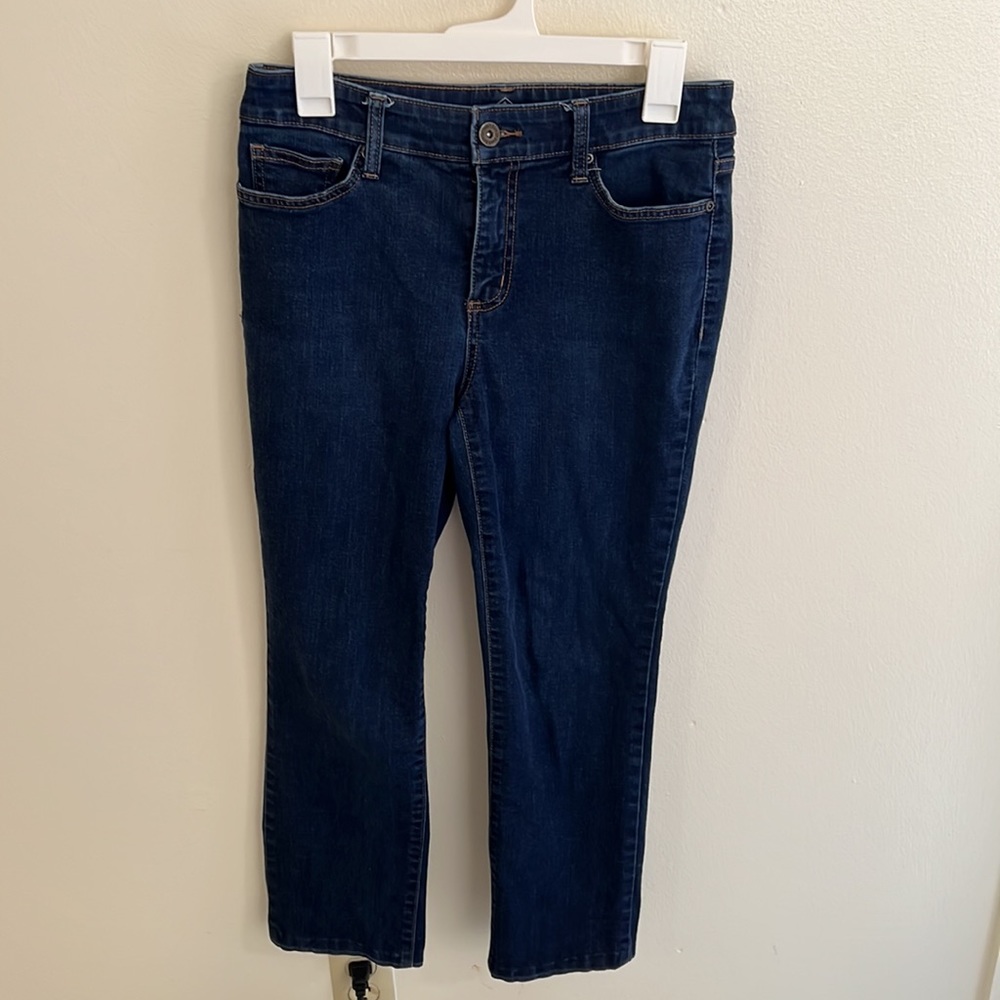 St. John’s Bay 6 Straight Leg Dark Denim Jeans